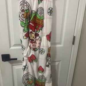 Strawberry short cake plush throw